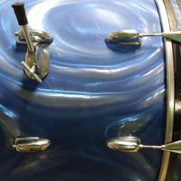 Slingerland BlueSatinFlame drumset 70 20 12 13 16