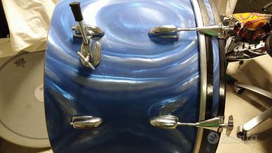 Slingerland BlueSatinFlame drumset 70 20 12 13 16