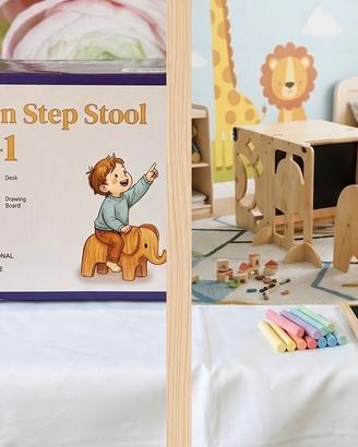 Torredi apprendimentosgabello montessoriano 4-in-1