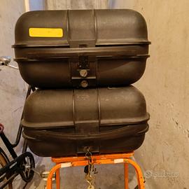 Bauletti moto Nonfango vintage anni '80