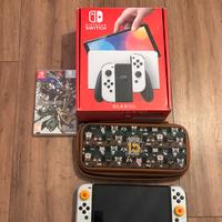 Nintendo Switch Oled modello 2021  con gioco e ac