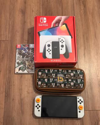 Nintendo Switch Oled modello 2021  con gioco e ac