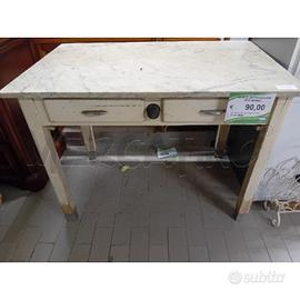 TAVOLO RETTANGOLARE CON MARMO