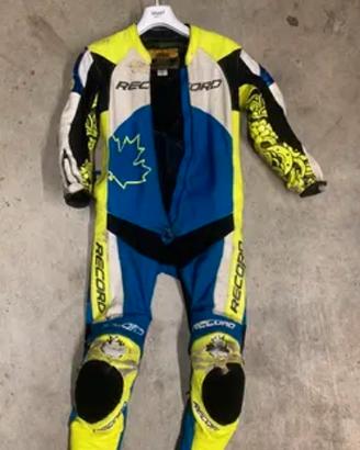 Tuta bambino moto record taglia 2