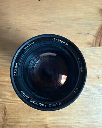 Obiettivo zoom  maVIVITAR 28-210mm f/3.5-5.6