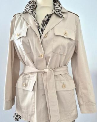 MAX MARA Trench corto Tg 44 Quiet Luxury Originale
