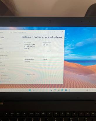 Lenovo Thinkpad L470 core I5  8/256