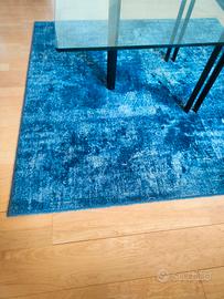 Tappeto 200X200 toni blu/grigio