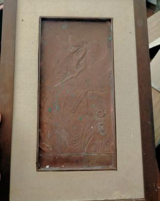 Quadro in Rame Sbalzato con Danzatrice