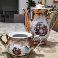 set caffettiera e zuccheriera porcellana Bavaria