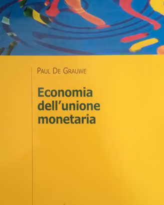 Libro universitario economia unione monetaria 