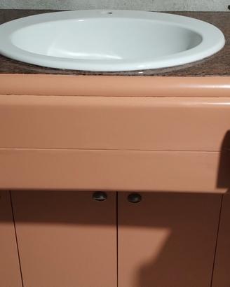 Mobile per bagno restaurato - 2 pezzi