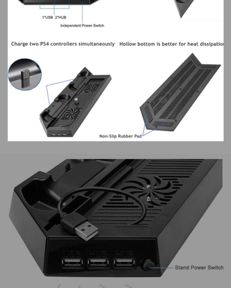 Sopporto verticale PS4