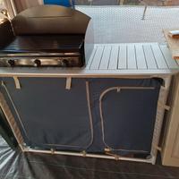 mobiletto cucina campeggio in tessuto