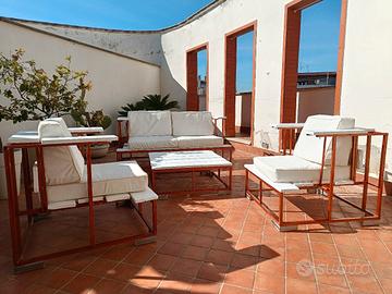 Set divani da esterno per giardino o terrazzo