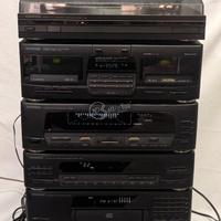 Impianto Hi-Fi vintage Kenwood Perla Nera