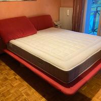 Letto matrimoniale struttura testiera reclinabile