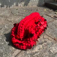 Borsa clutch con paillettes