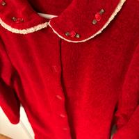 Vestaglia rossa con tasche Liberty S