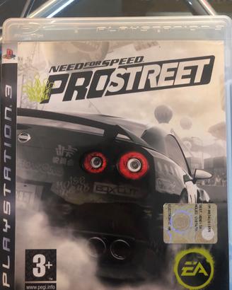 Videogioco play 3  (PROSTREET)