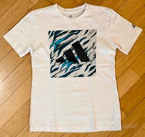👕 T-shirt Adidas Boy – Grafica Tiger/Abstract