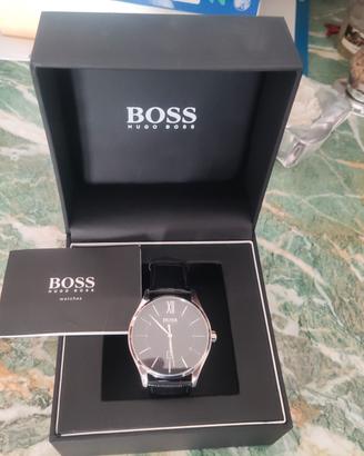 orologio BOSS uomo con cinturino in pelle 