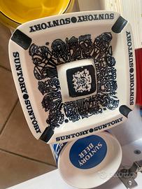 Posacenere Suntory anni 60 pezzo unoco da museo