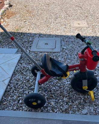 Triciclo con guida per adulto