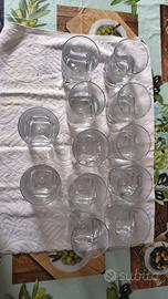 set 12 bicchieri Tumbler bassi  fondo sagomato 