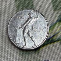 50 lire 1994 piccola Moneta rara Repubblica Italia