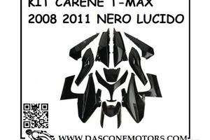 Kit Carene Nero Lucido Tmax 2008 2011 Nuove