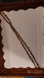 Collana pietre marrone