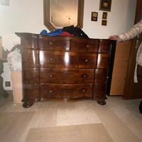 Mobile con comodini vintage legno pregiato