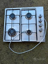 Piano  a gas da incasso 4 fiamme gas/gpl, NUOVO