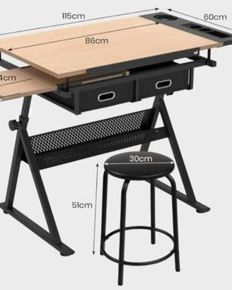 Tavolo per disegno tecnico