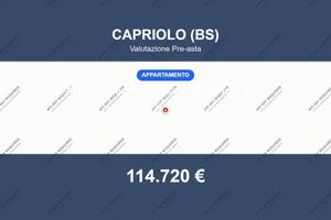 Immobile in asta di 82 m² con box auto a Capriolo