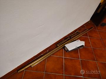 Bastoni in ottone per tende