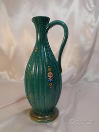 Vaso DERUTA con manico. In terracotta smaltata