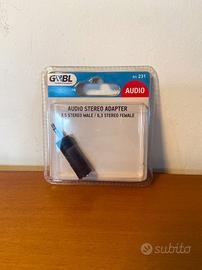 G&BL AUDIO STEREO ADAPTER 3,5 STEREO MALE / 6,3 ST