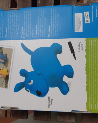 Jumping dog cane gonfiabile