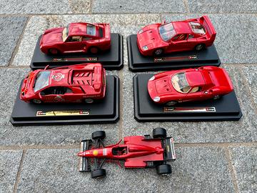 Lotto modellini Bburago 1/24 Ferrari Lamborghini