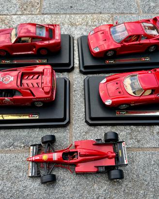 Lotto modellini Bburago 1/24 Ferrari Lamborghini