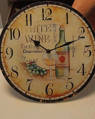 orologio da muro in vetro
