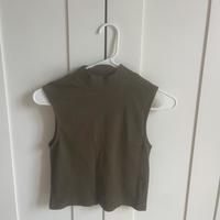 Top donna OVS verde militare taglia M elasticizzat