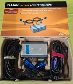 D-LINK  MONITOR SWITCH 2 PORTE