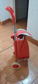 carrello spesa rosso