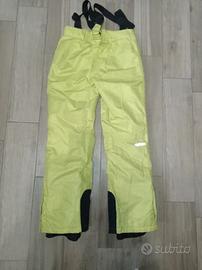 Pantaloni Sci / Snowboard Crivit Pro Giallo Fluo -