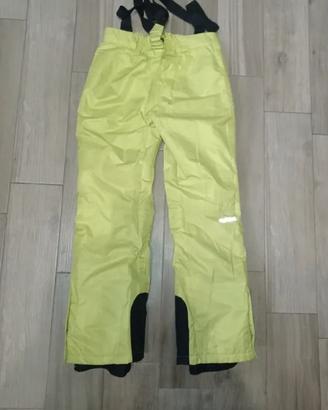 Pantaloni Sci / Snowboard Crivit Pro Giallo Fluo -
