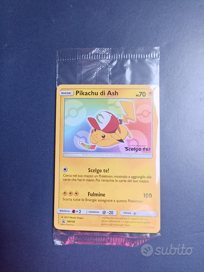 Pikachu di Ash Sealed Pokemon - Tutto per i bambini In vendita a Torino