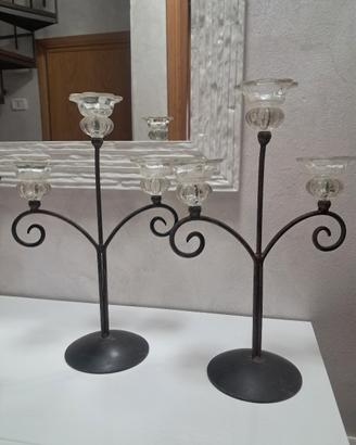 coppia candelabri vintage